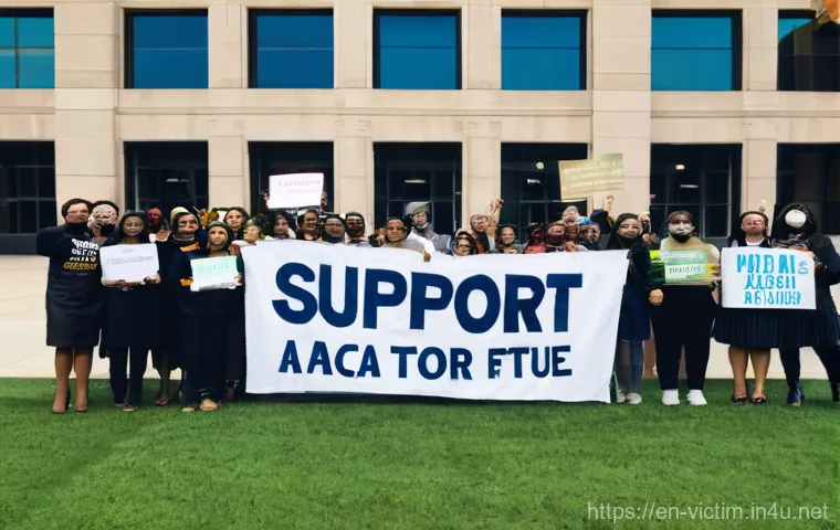 범죄 피해자 신변 보호 - **Prompt 2: Digital Lifeline for Safety and Information**
    "A person (young adult or adult, weari...