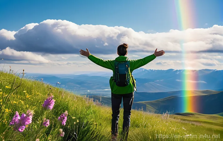 범죄 피해자 회복을 위한 치료법 연구 - **Prompt:** A peaceful and empathetic scene depicting the process of healing. A young adult or adult...