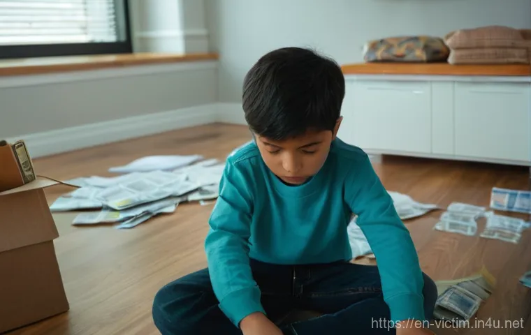 범죄 피해자 지원 예산 - Image Prompt 1: The Weight of Unseen Costs**